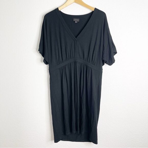 J Jill T-Shirt Dress Black Wearever Collection Size Medium - Picture 1 of 4